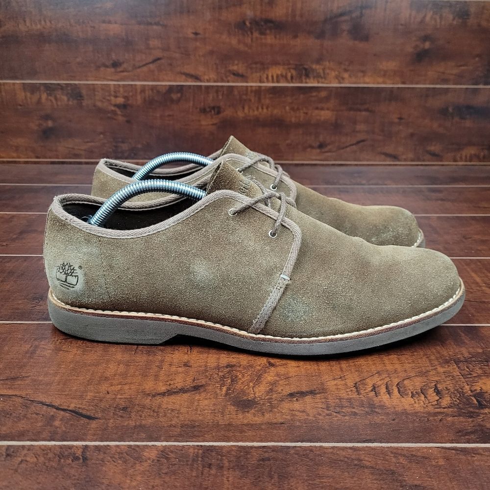 Timberland Earthkeepers Brown Suede Leather Casual Dress Shoe Mens Size 11